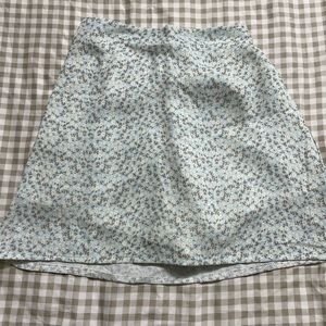 Floral mini skirt